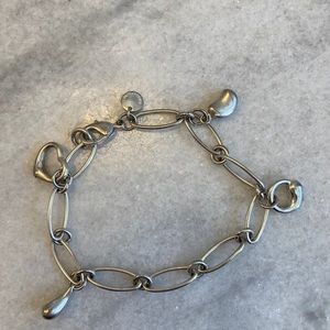 Charm bracelet-excellent condition silver
